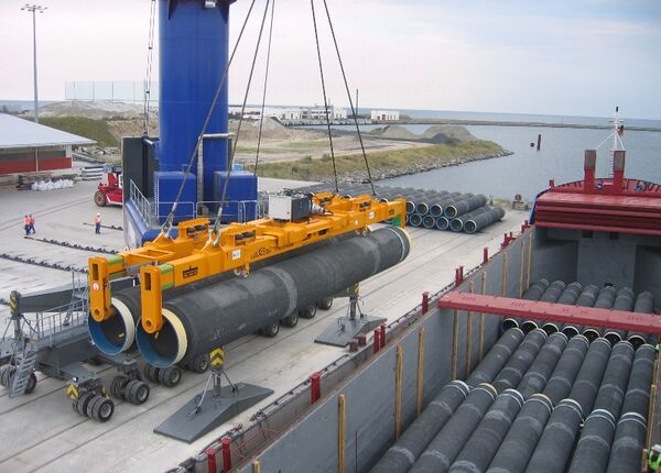 Pipe handling for the "Nord Stream" project